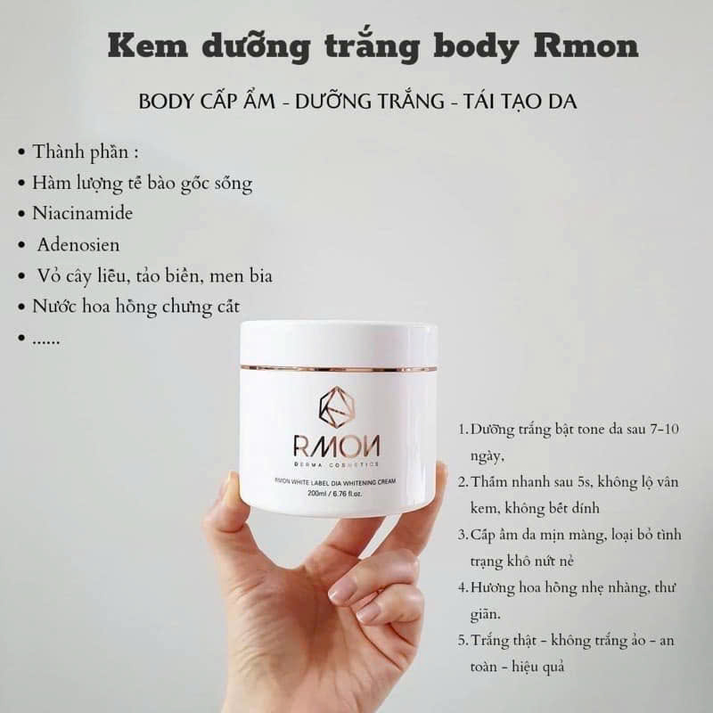 Kem Body Tế Bào Góc Rmon