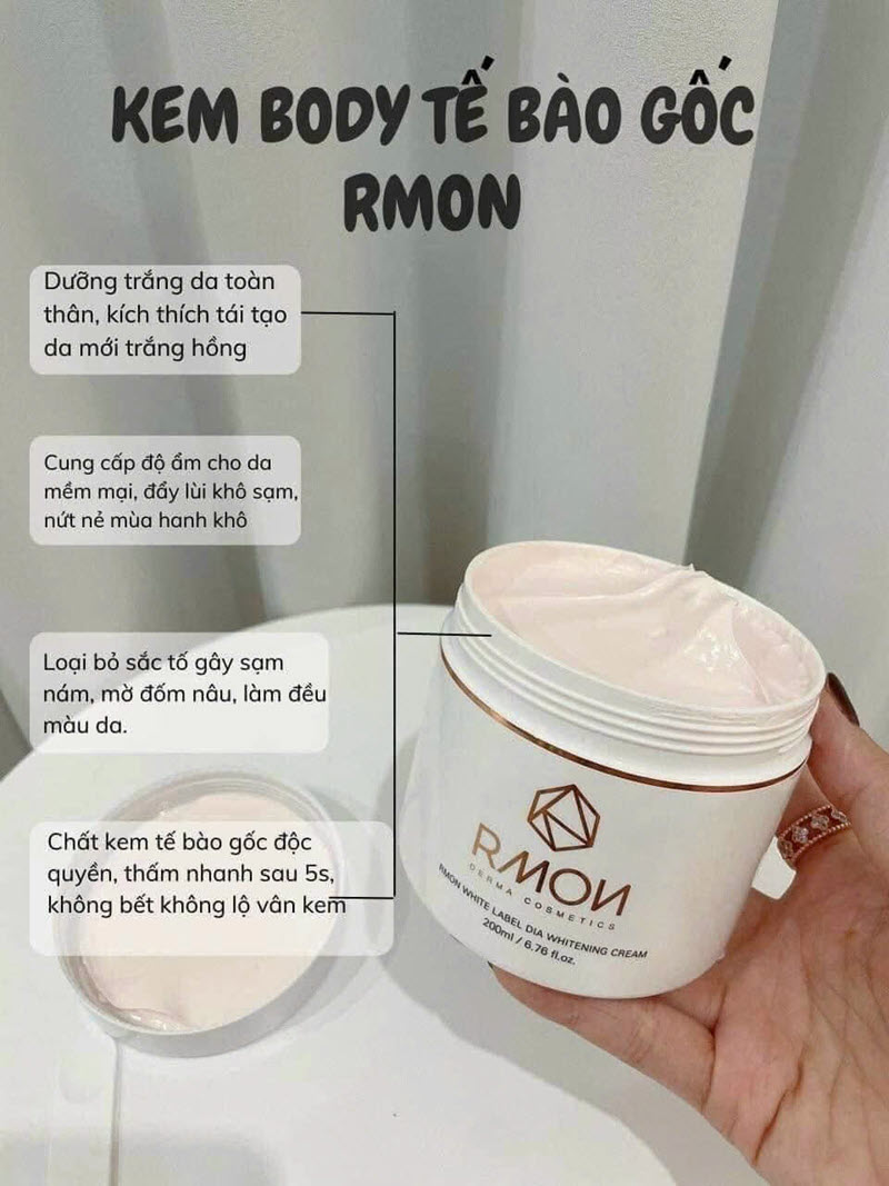 Kem Body Tế Bào Gốc Rmon