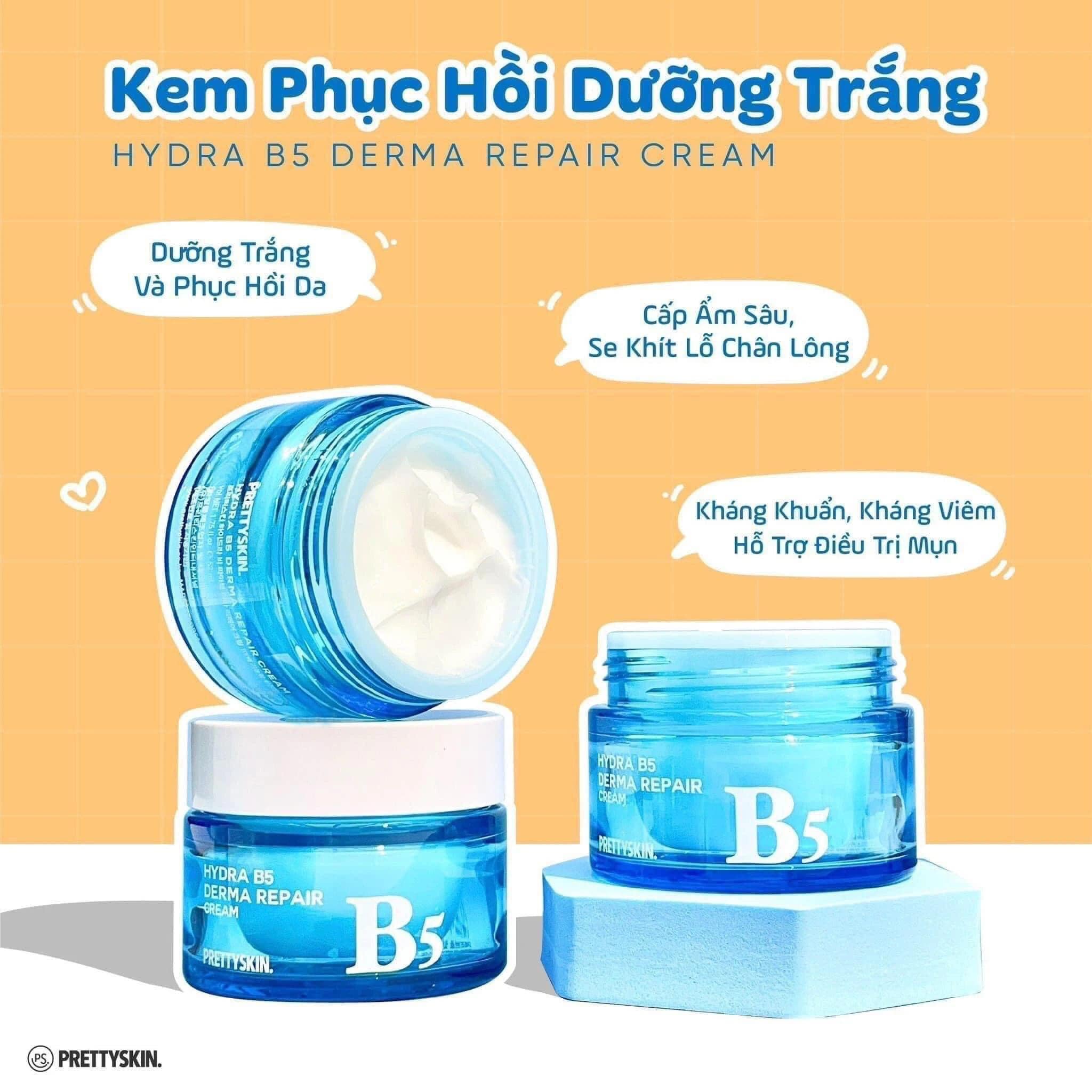 Kem dưỡng B5 phục hồi da Pretty Skin