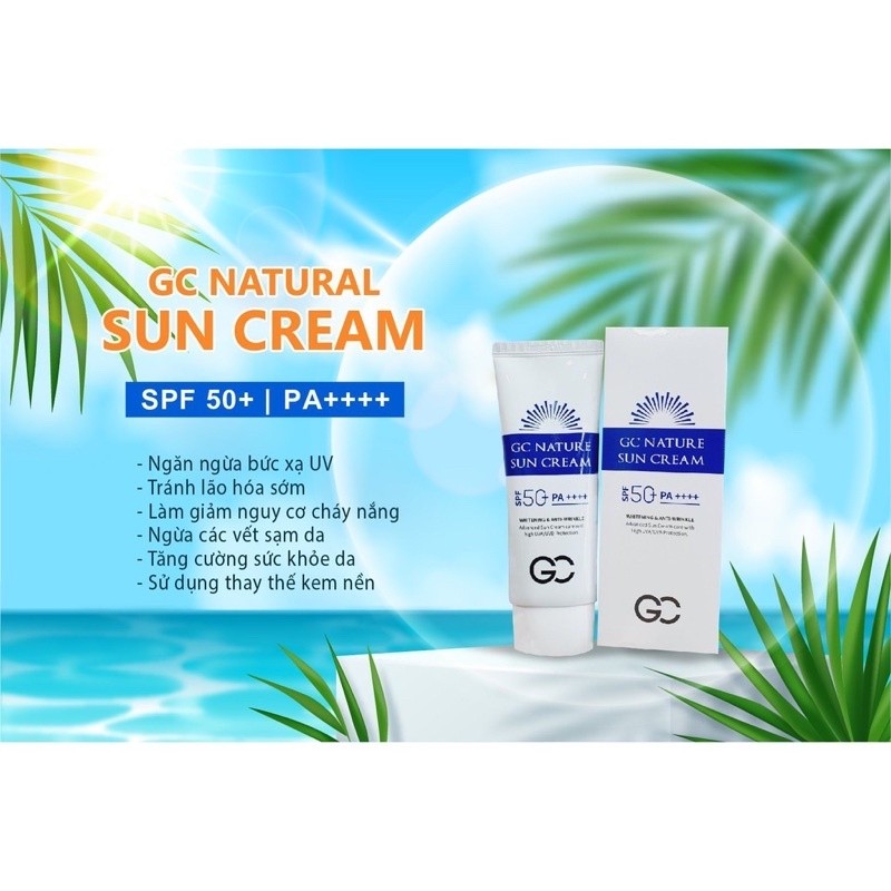 Kem chống nắng GC Nature Sun Cream SPF 50+ PA++++ 5